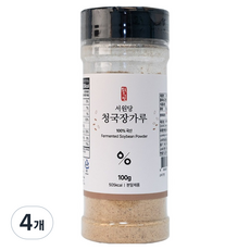 서원당 국산 우리콩 100% 청국장 가루, 100g, 4개