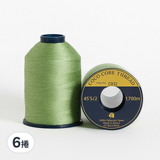 COTTONVILL 高級縫紉機線 C032, 6件