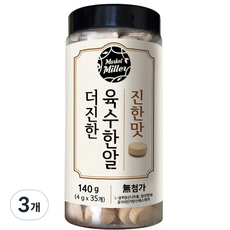 마켓밀러 더 진한 육수한알 진한맛 35p, 140g, 3개