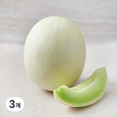 미니 허니듀 메론, 0.9kg, 3개