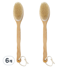 Darkness Ai 豬鬃毛身體刷, 6個, 1入, 單一顏色