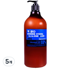 Natural Soo Kiiro 男士保濕多效合一乳液, 1000g, 5個