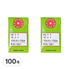 COTS 가정용 미싱바늘, 100개