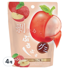 무케루 푸루푸루 구미 젤리 사과맛, 4개, 40g
