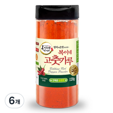 복이네먹거리 국산 고춧가루 안매운 순한맛 어린이 떡볶이소스용, 120g, 6개