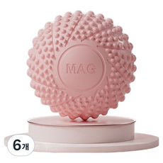 DailyOn 伸展按摩球, 粉紅色, 6個
