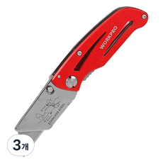 WORKPRO 多功能美工刀 鋁製快換刀片 WP211003, 3個