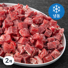 호주산 왕건 우앞다리살 짜장카레용 1.5 x 1.5 x 1.5 cm (냉동), 3kg, 2개