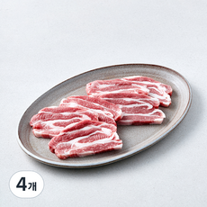 도드람한돈 무항생제 인증 등심덧살 구이용 (냉장), 4개, 300g