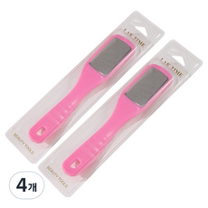 켈본 스텐 컬러 뒷꿈치 발 각질 제거기 핑크, 100g, 4개, 1개입