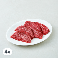 농협안심한우 삼각살 1등급 구이용 (냉장), 4개, 200g