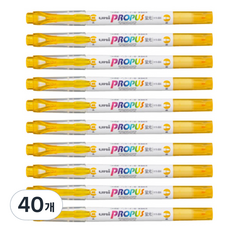 三菱 Uni PROPUS Soft Line PUS-102T 螢光筆, 茉莉花色, 40個