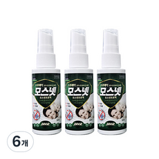 동국제약 모스넷 모기 진드기 기피제, 60ml, 6개