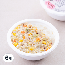 배냇밀 영양 닭안심 덮밥, 혼합맛, 160g, 6개