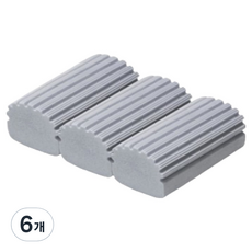 Modeunlead 強力吸水PVA海綿 清潔菜瓜布 廚房水槽 多用途 灰色, 6個