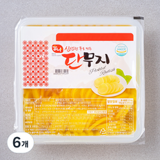 하나 업소용 단무지 온달, 2.5kg, 6개