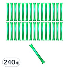 마켓감성 응원봉 풍선, 그린, 240개