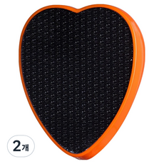 크블랑스 예쁜 하트 발각질 제거기 오렌지 72 x 90 mm, 100g, 2개, 1개입