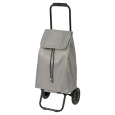 cocoro 質感條紋三用購物車 S052008027 袋子大小32 × 19.5 x H5cm/推車高度88cm 1.7kg, 條紋黑, 1個