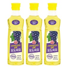 OTTOGI 不倒翁 葡萄籽油, 500ml, 3瓶