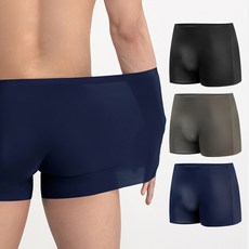 M4END 透氣性佳涼感材質男士四角褲 Men's Skin 3件組