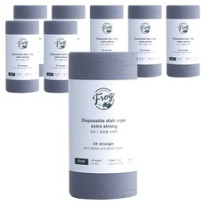 SINCERELY Frog 拋棄式菜瓜布 超強力, 灰色, 60入, 8個