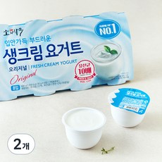 소와나무 생크림 요거트, 680g, 2개