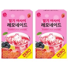 SONGWON 草莓巴西莓檸檬飲粉末, 5g, 20入, 2個