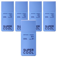 멘톨로지 슈퍼 쿨 선블록 SPF50+ PA++++, 50ml, 5개