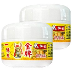 風獅爺 金門一條根精油霜 涼感 30g, 1入, 2罐