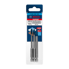 BOSCH 博世 台灣公司貨 鎢鋼六角柄磁磚鑽頭 2608900595 5/6/8mm 3支, 1組