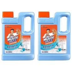 Mr Muscle 威猛先生 地板清潔劑 去污 快乾不黏腳 弱酸性配方, 2L, 2罐