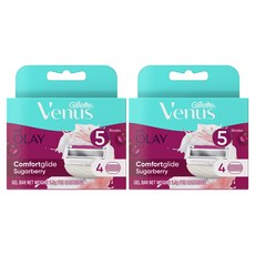 Gillette 吉列 維納絲 Olay系列5層刮鬍刀片, 2組, 4件