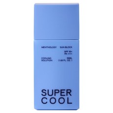 menthology 薄荷學 Super Cool涼感防曬乳 SPF50+ PA++++, 1瓶, 50ml