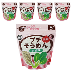 和寓良品 寶寶鮮蔬小松菜細麵, 5個月以上適用, 100g, 5包