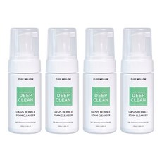퓨어멜로우 오아시스 버블 폼 클렌저 딥 클린, 100ml, 4개
