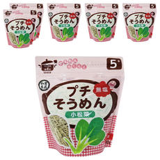 和寓良品 寶寶鮮蔬小松菜細麵, 5個月以上適用, 100g, 6包