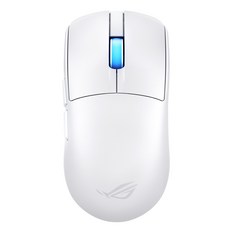 에이수스 48g 초경량 42K DPI 8K 폴링레이트 e스포츠 무선 게이밍 마우스, 화이트, ROG HARPE 2 ACE