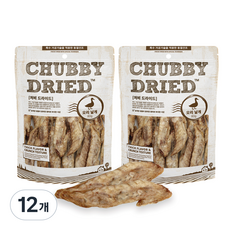 처비드라이드 진공 동결건조 간식, 오리날개, 80g, 12개