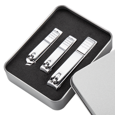 Living Home Detail 家用不銹鋼指甲鉗 3 件套, 1套, 銀色