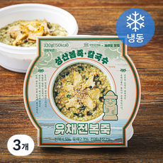 모두의맛집 성산봄죽 칼국수 유채전복죽 (냉동), 330g, 3개