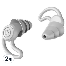하우스앤조이 소음차단 귀마개 그레이, 2개, 2개입