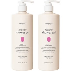 Simpleo Heavenly沐浴露野花, 500ml, 2瓶