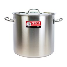 ZEBRA THAILAND 斑馬牌 304不銹鋼 深型魯桶, 32cm, 銀色, 1個