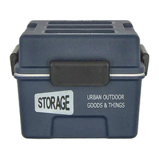 SHOWA正和 STORAGE 方形便當盒 小 日本製造, 深藍色, 1個