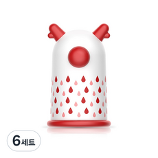 고나비 유아 손톱깎이 세트 선물용, 루돌프, 6세트