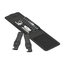 Wera 04170 鐵馬12件迷你棘輪 起子頭 + 帆布包 附撬胎器 2個 WERA B1, 1組