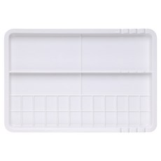 Art Secret 藝術家的秘密 塑膠圓形方形水彩調色盤 CP-124, 22格, 1個