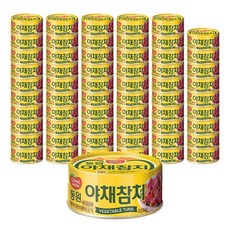 동원 야채참치 통조림, 100g, 60개