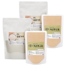 韓式打糕材料組, 糯米粉+豆粉, 2組